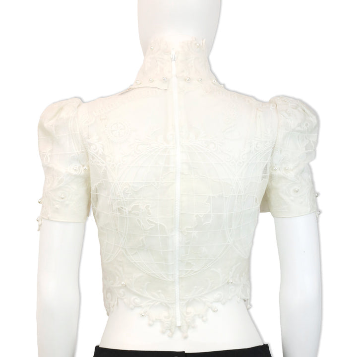 Zimmerman Ivory High Tide Embroidered Bodice