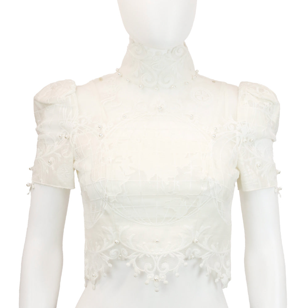 Zimmerman Ivory High Tide Embroidered Bodice