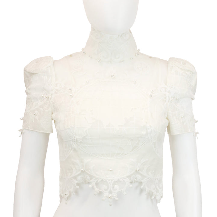 Zimmerman Ivory High Tide Embroidered Bodice