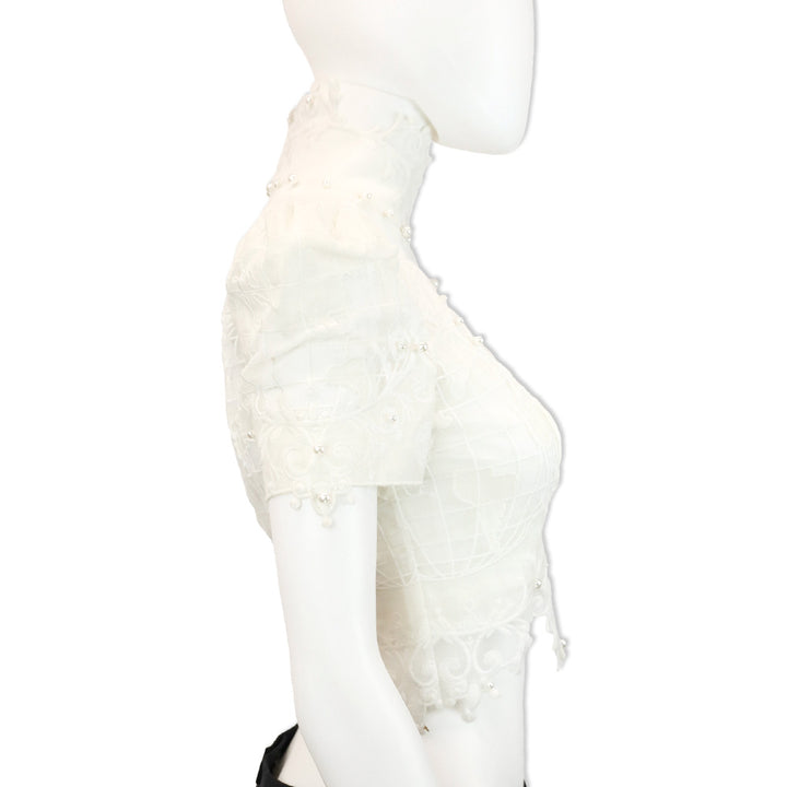 Zimmerman Ivory High Tide Embroidered Bodice