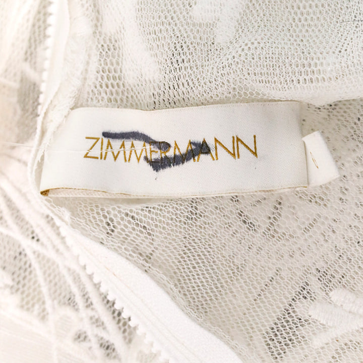 Zimmerman Ivory High Tide Embroidered Bodice