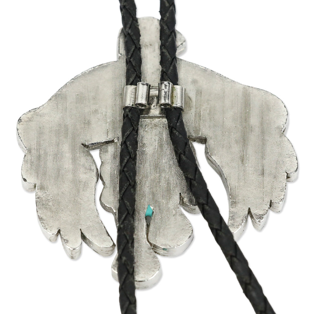 Zuni Style Eagle Dancer Bolo Tie