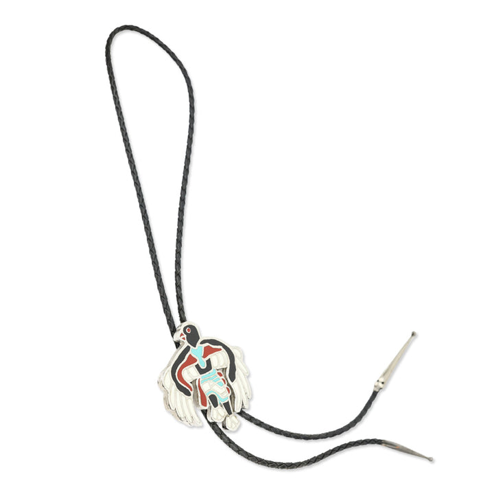 Zuni Style Eagle Dancer Bolo Tie