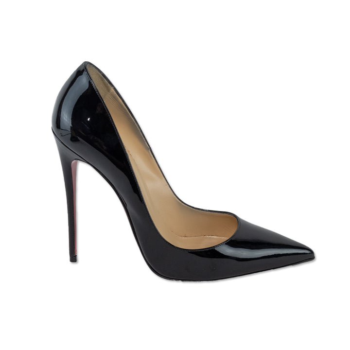 Christian Louboutin So Kate 120 Black Patent Pointed-Toe Pump