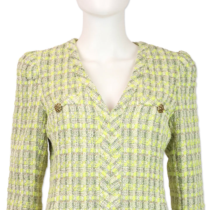 Tuckernuck Citron Tweed Coralie Dress