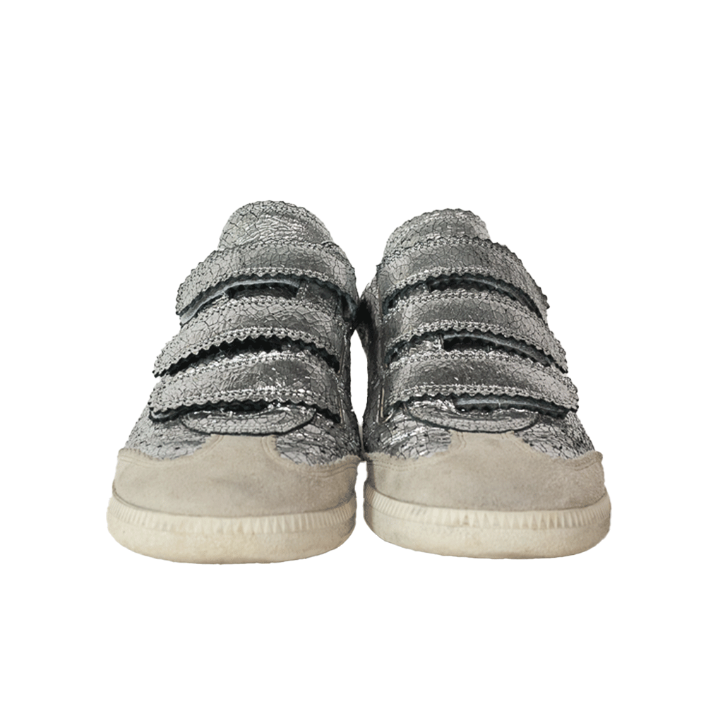 ISABEL MARANT VELCRO STRAP LOW TOP SNEAKERS