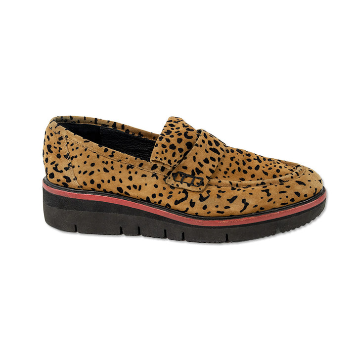 Rag & Bone Animal Print Suede Platform Loafers