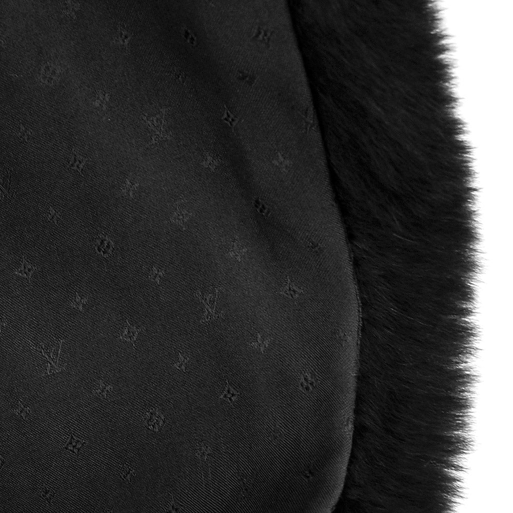 Louis Vuitton Black Rabbit Fur Vest