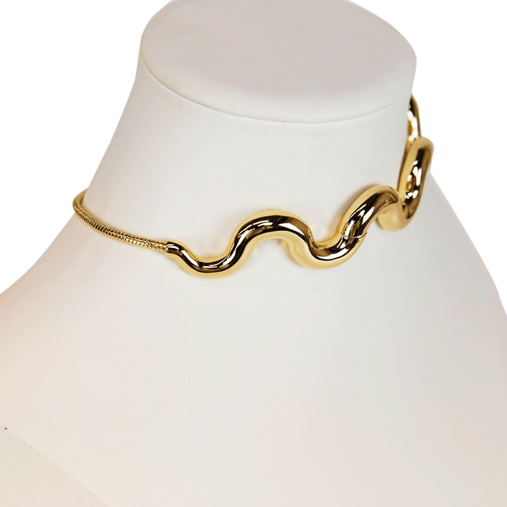 Jenny Bird Gold Ola Choker Necklace