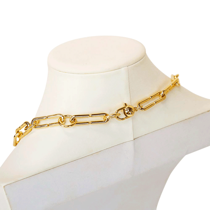 Jenny Bird Balloon Link Chain Gold Necklace
