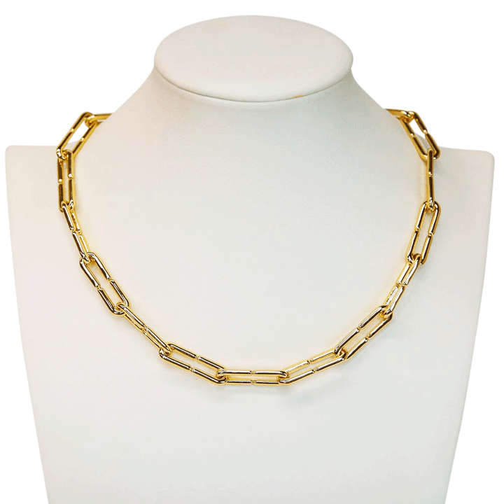 Jenny Bird Balloon Link Chain Gold Necklace