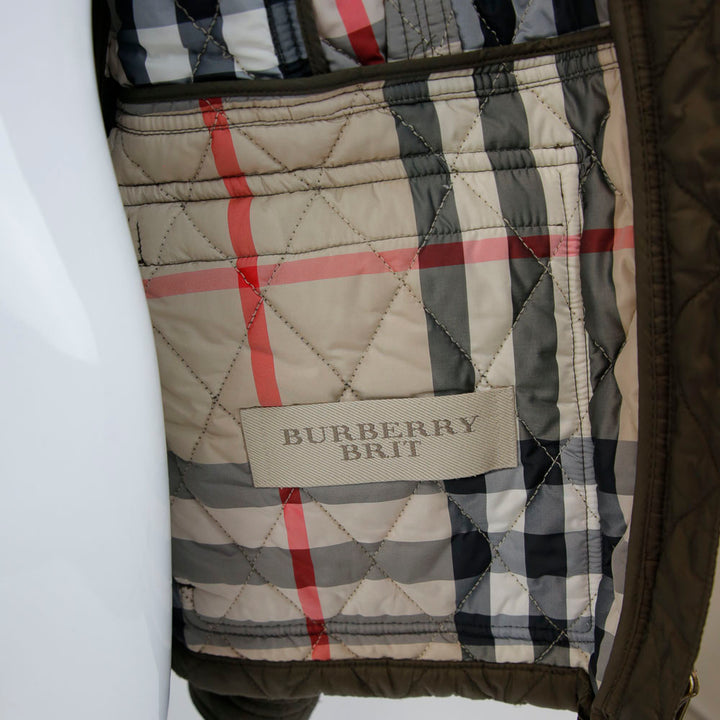 Burberry Brit Olive Quilted Jacket