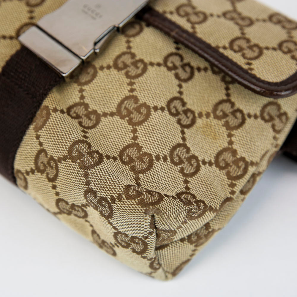 Gucci GG Canvas & Leather Vintage Belt Bag