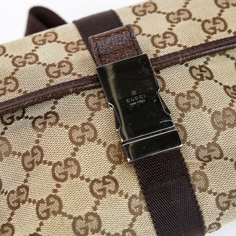 Gucci GG Canvas & Leather Vintage Belt Bag