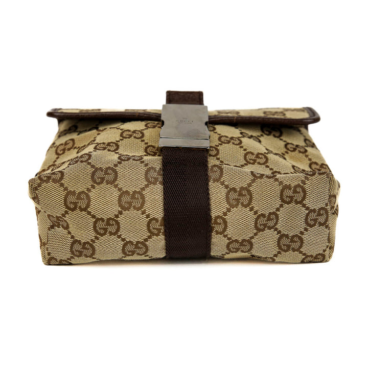 Gucci GG Canvas & Leather Vintage Belt Bag