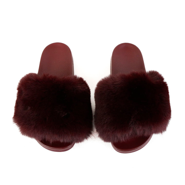 Australia Luxe Collective Faux Fur Slides