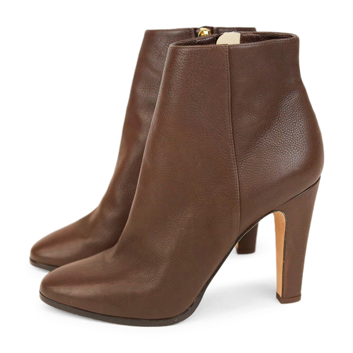 Jimmy Choo Brown Leather Ankle Boots