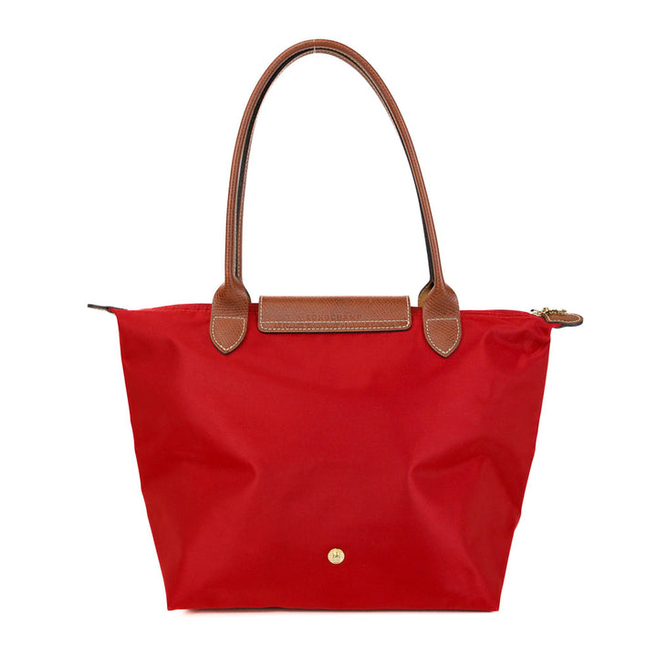 Longchamp Red Le Pliage Medium Tote Bag