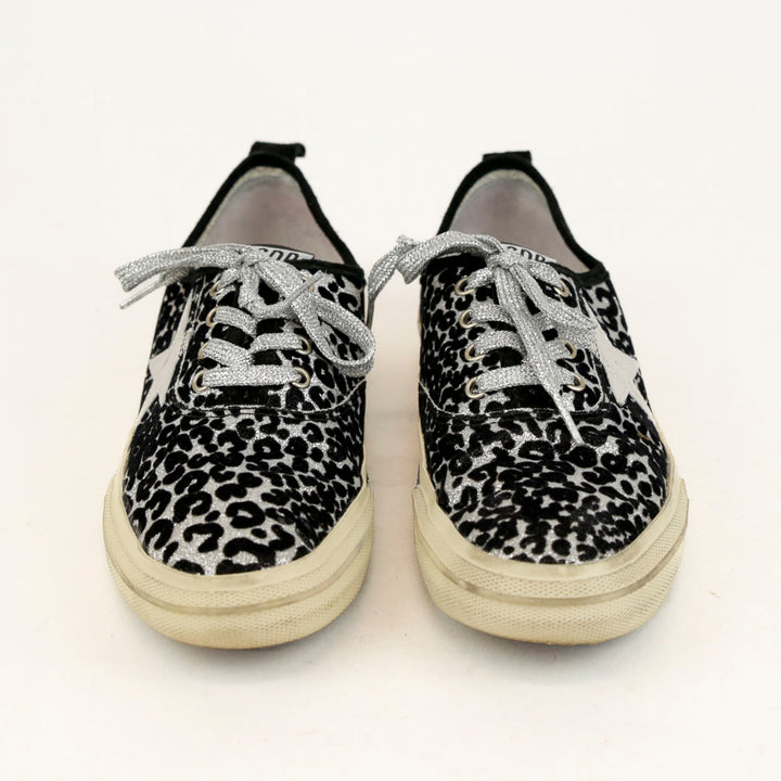 Golden Goose Leopard Print Superstar Sneakers
