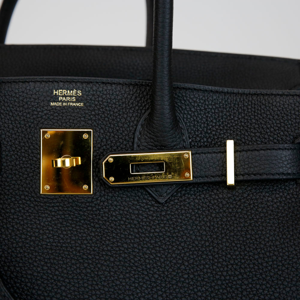 Hermès Black Togo Birkin 30 | DBLTKE Luxury Consignment Boutique