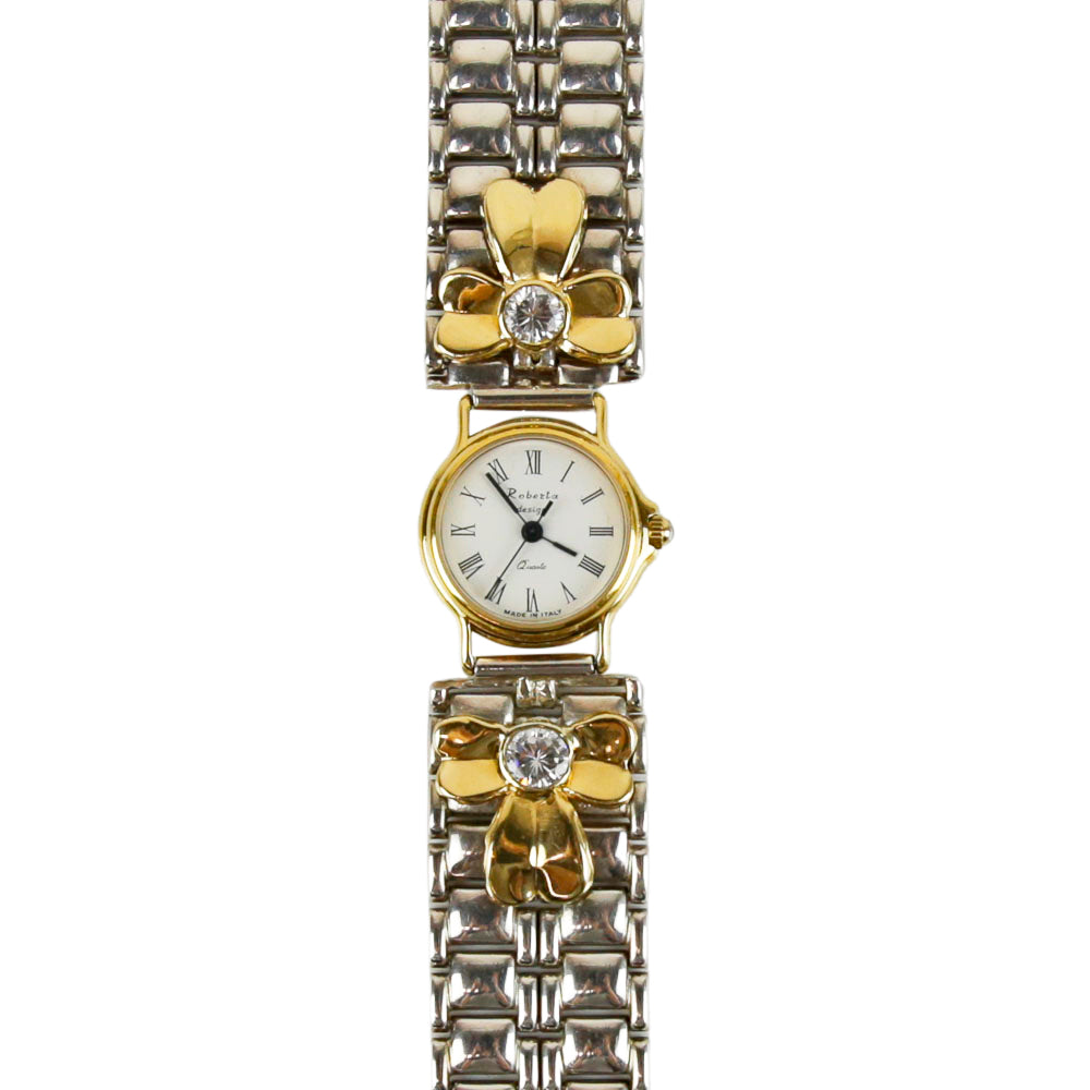Roberta Design Sterling Silver & 14K Gold Watch
