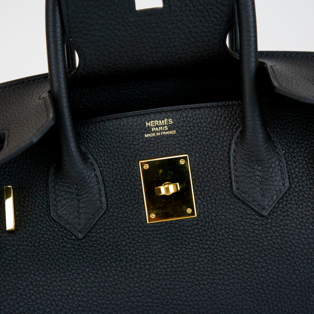 Hermès Black Togo Birkin 30  DBLTKE Luxury Consignment Boutique
