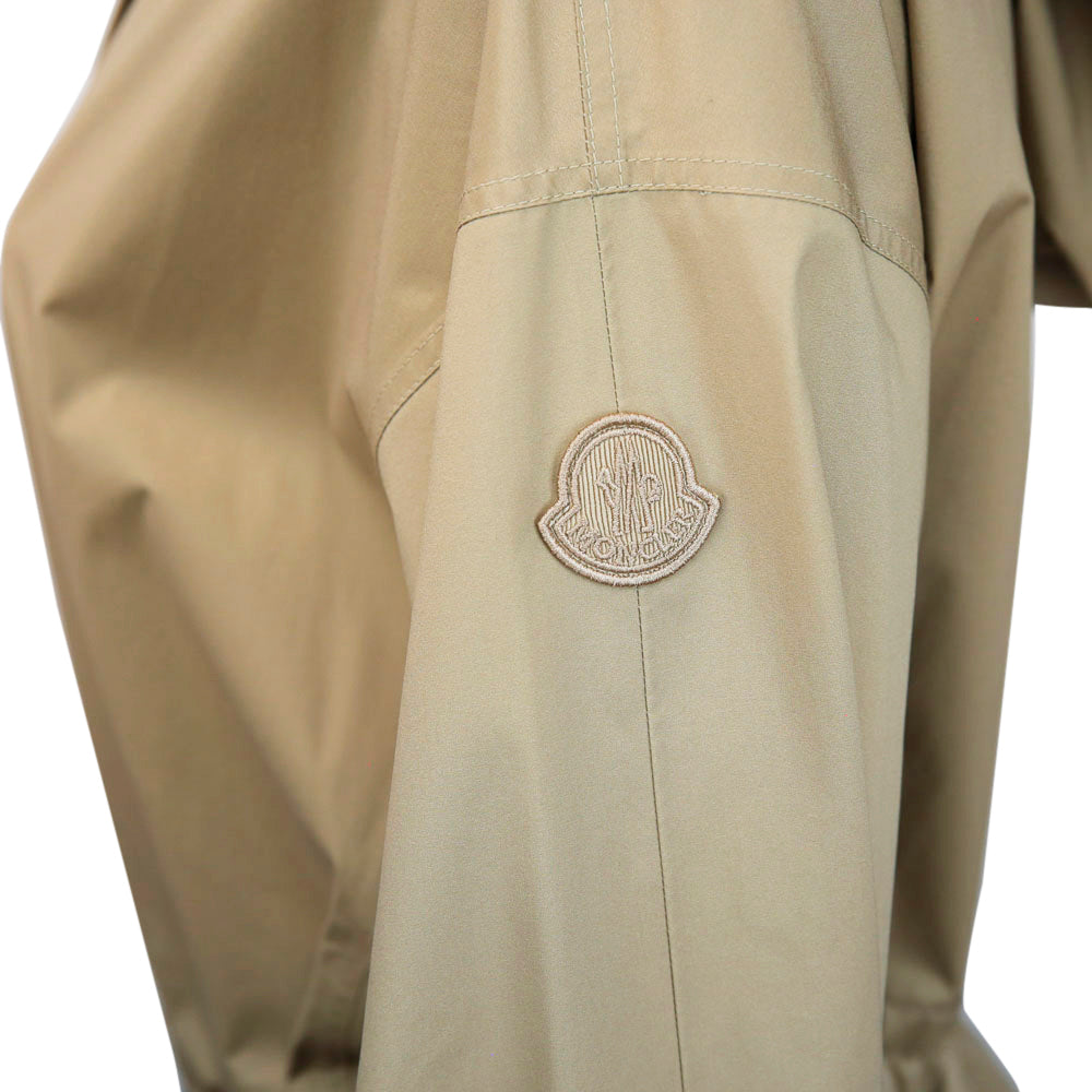 Moncler Khaki Crepide Short Parka Jacket