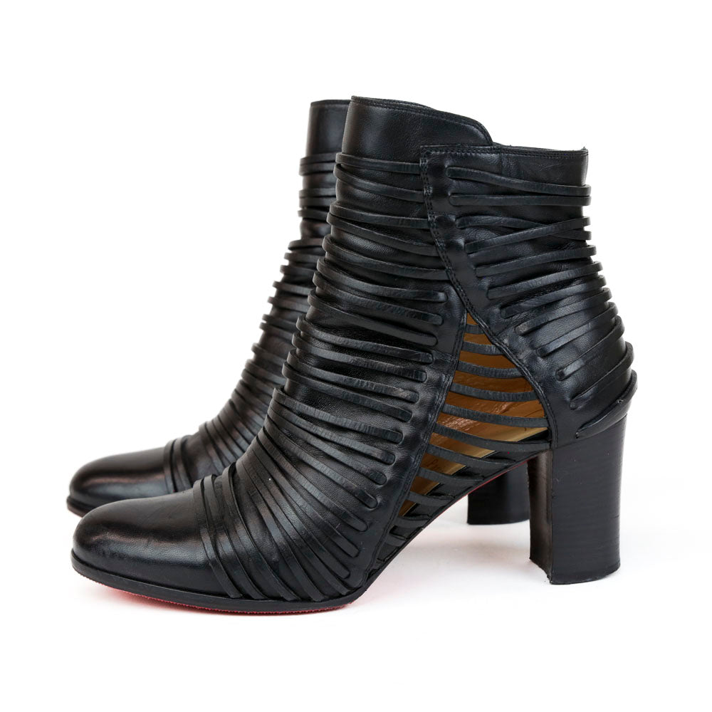 Christian Louboutin Parciparla Cutout Ankle Boots
