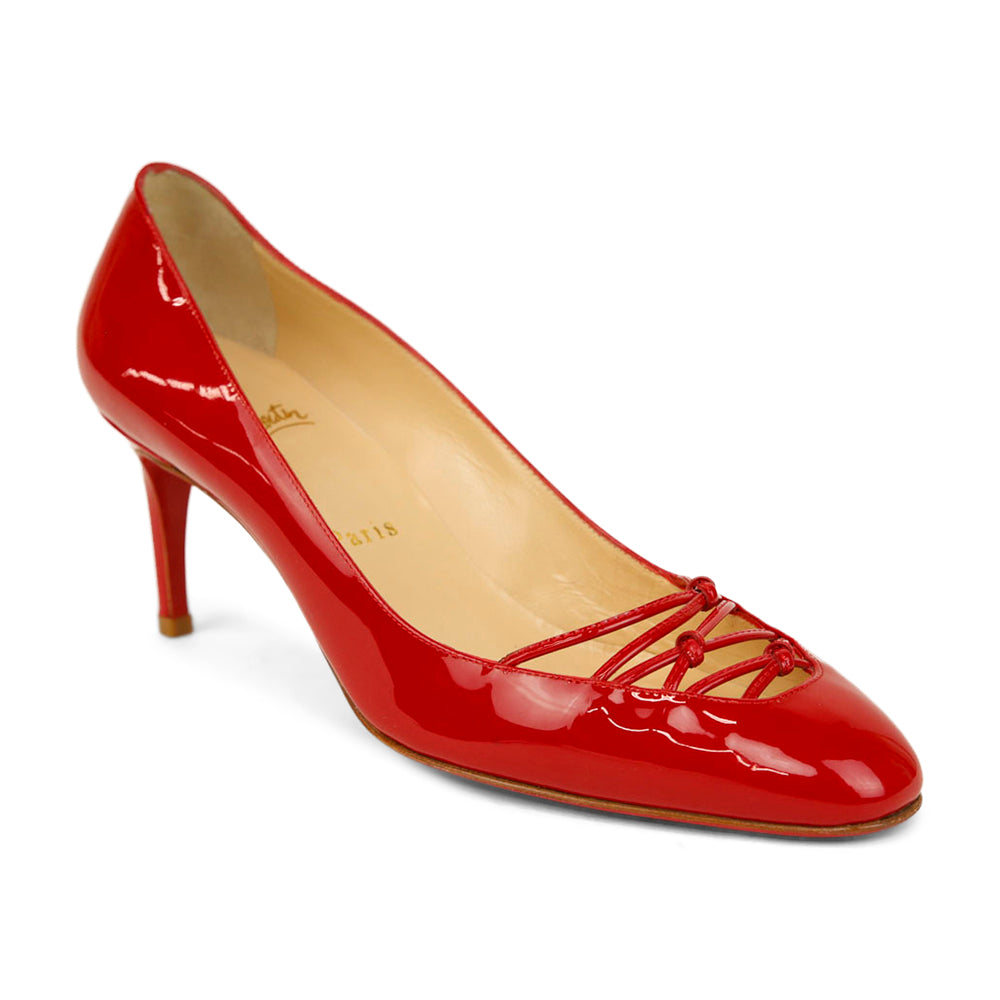 Christian Louboutin Red Patent Leather Pumps