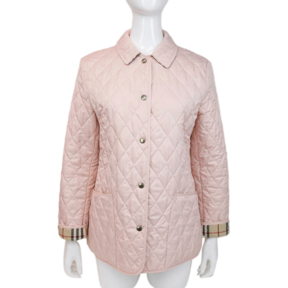 Burberry London Pink Quilted Jacket