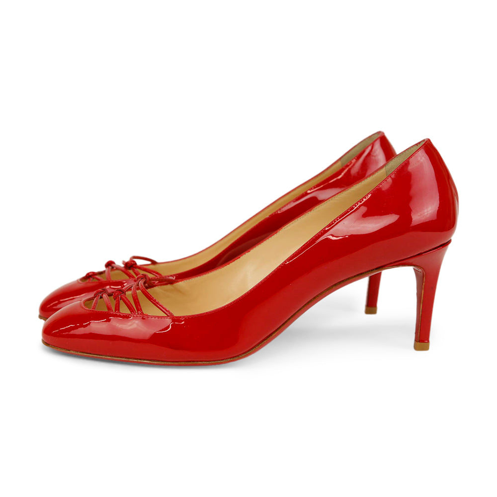 Christian Louboutin Red Patent Leather Pumps