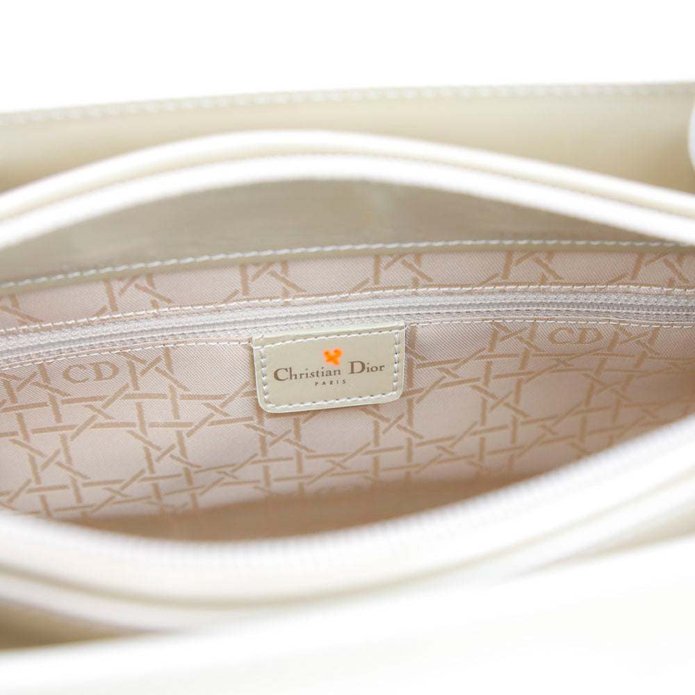 Christian Dior Vintage Beige Leather Malice Tote