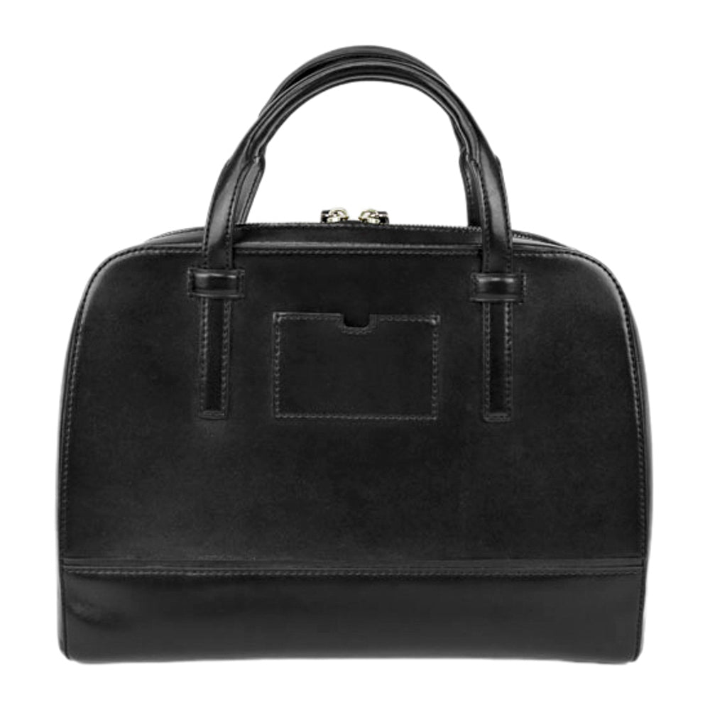 Kate Spade Black Leather Dual Handle Tote Bag