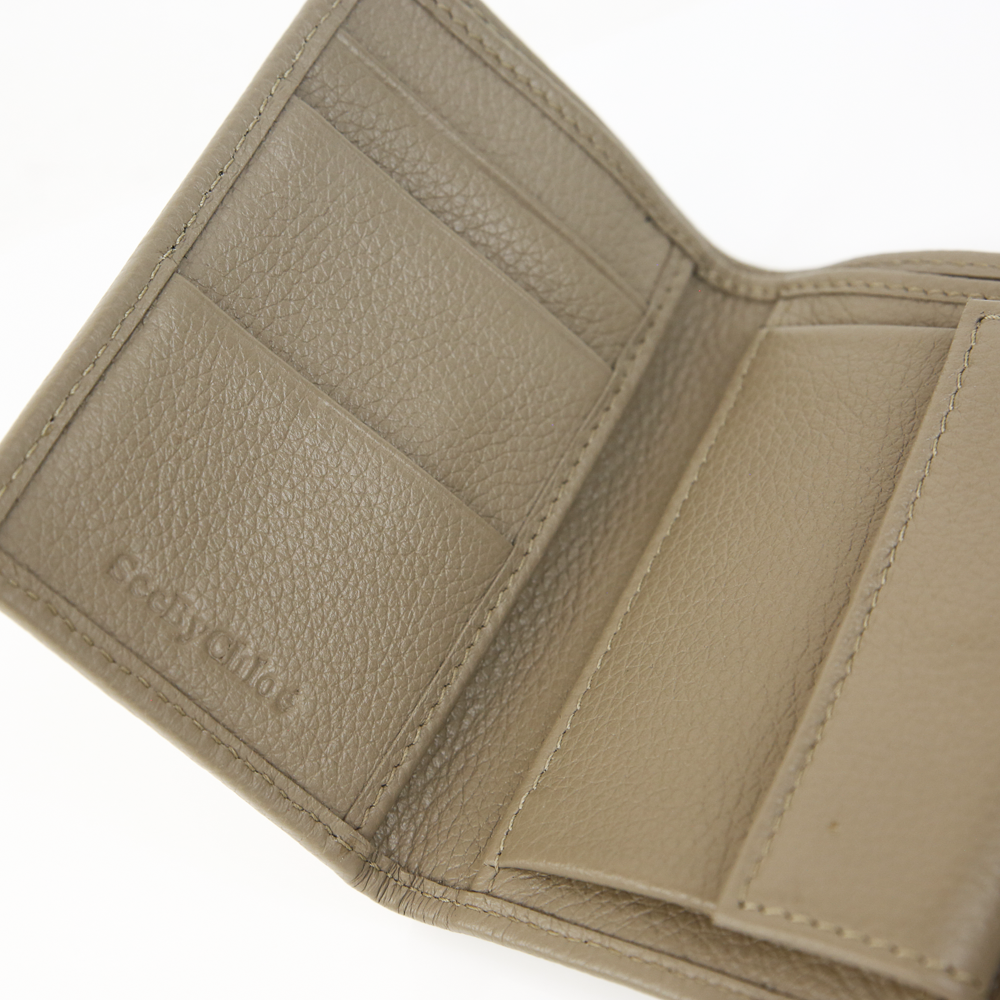 See By Chloe Lizzie Tri-Fold Leather Wallet
