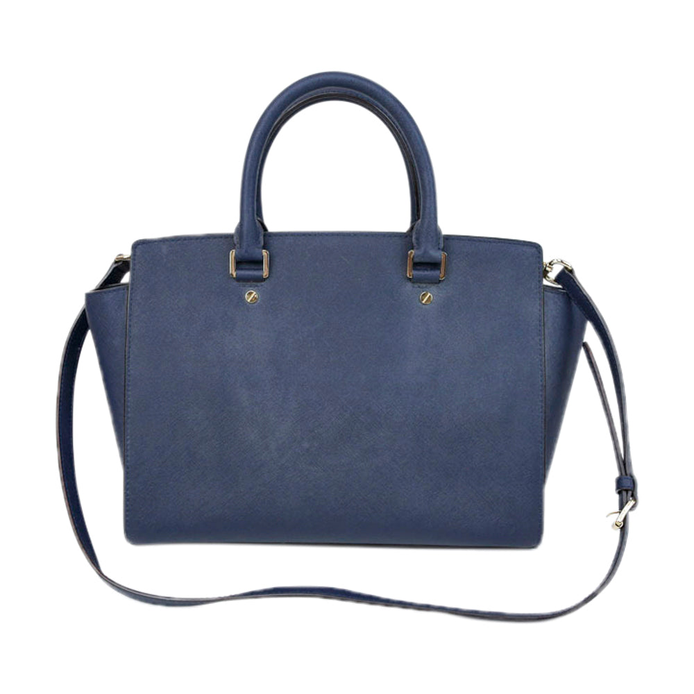Michael Kors Navy Saffiano Leather Tote Bag