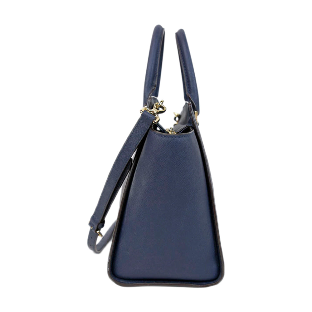 Michael Kors Navy Saffiano Leather Tote Bag