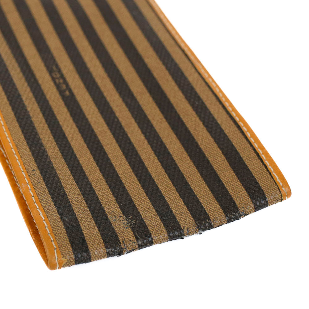 Fendi Vintage Striped Canvas Sunglass Case