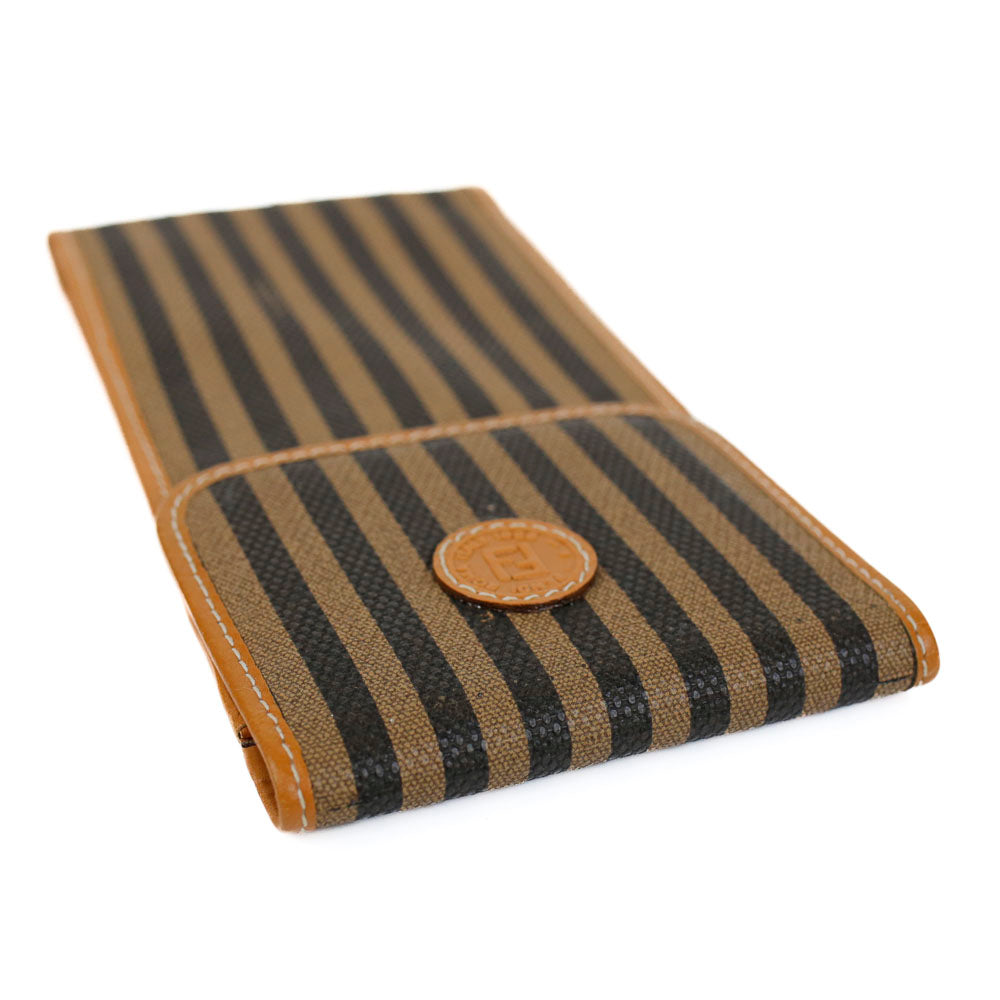 Fendi Vintage Striped Canvas Sunglass Case
