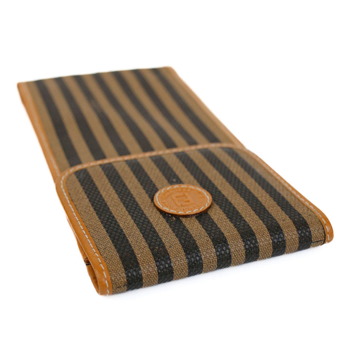 Fendi Vintage Striped Canvas Sunglass Case