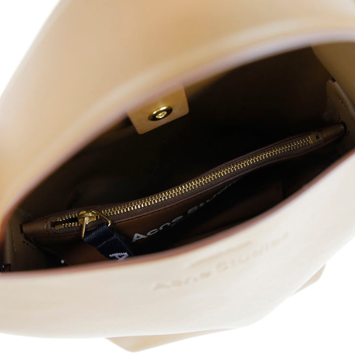 Acne Studios Mini Musubi Brown Leather Top Handle Bag