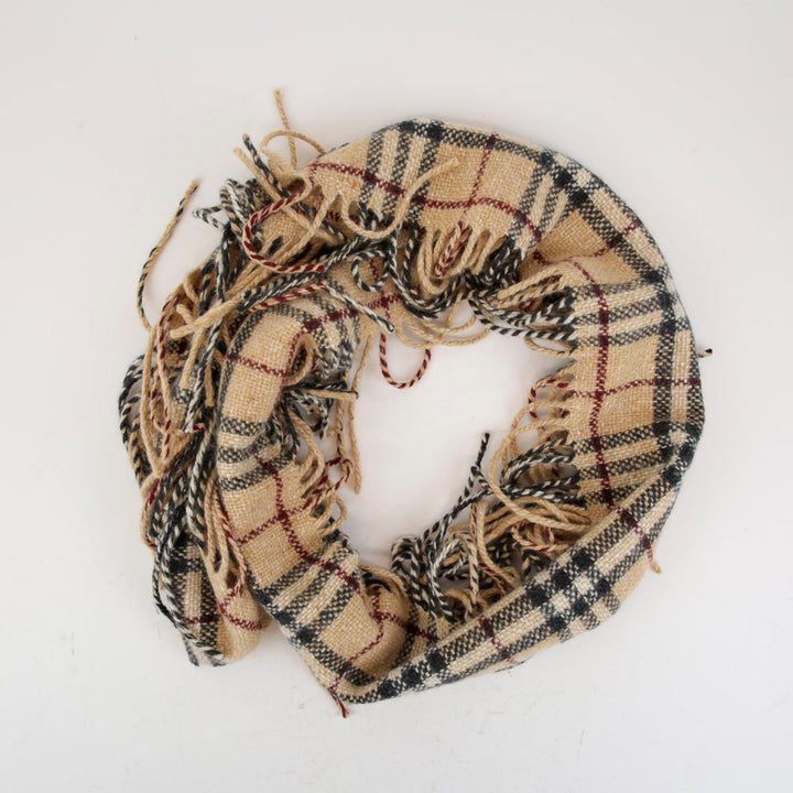 Burberry London Vintage Fringe Scarf