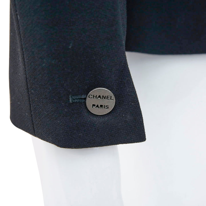Chanel Vintage Cruise Collection Black Blazer