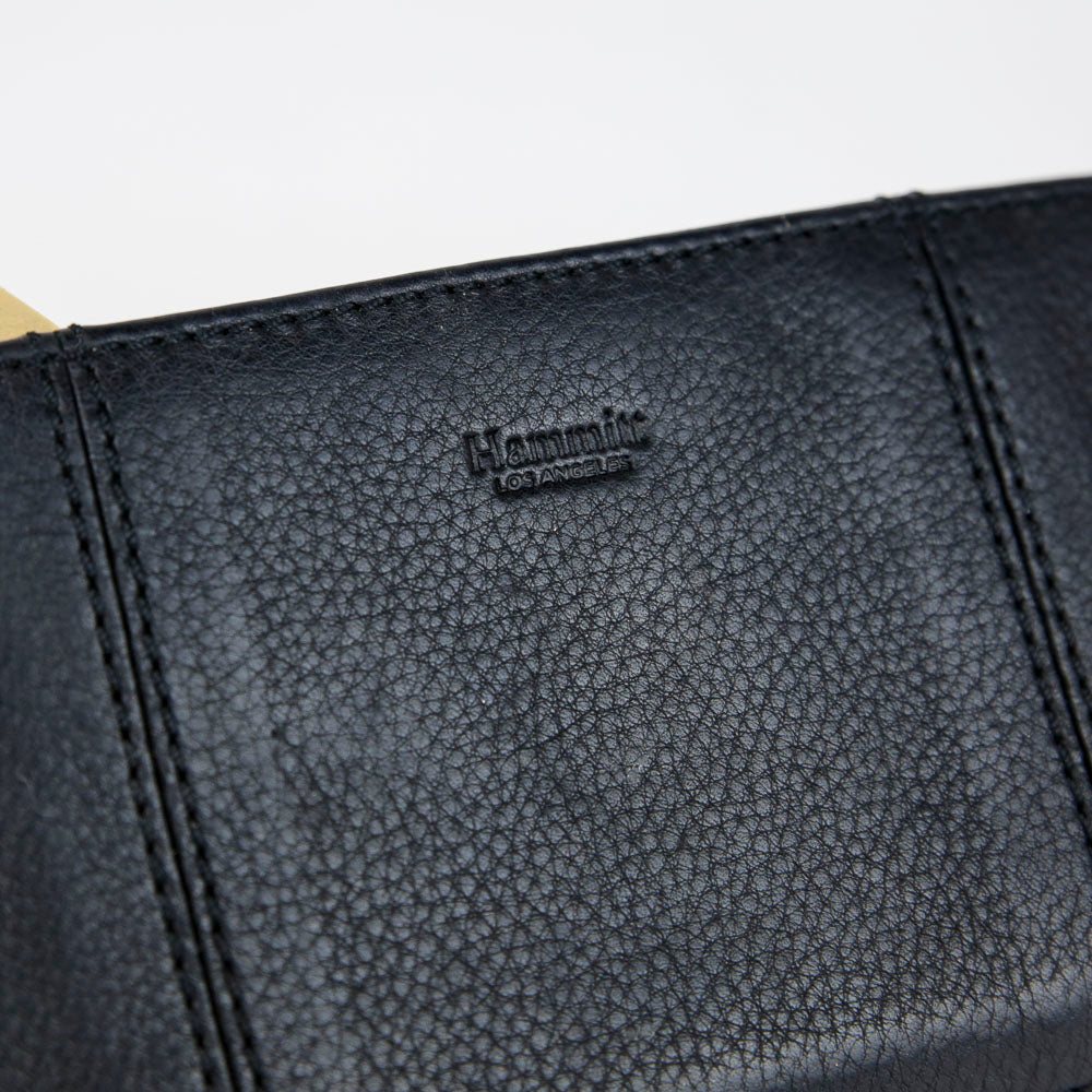 Hammitt Black Leather 110 North Bifold Wallet