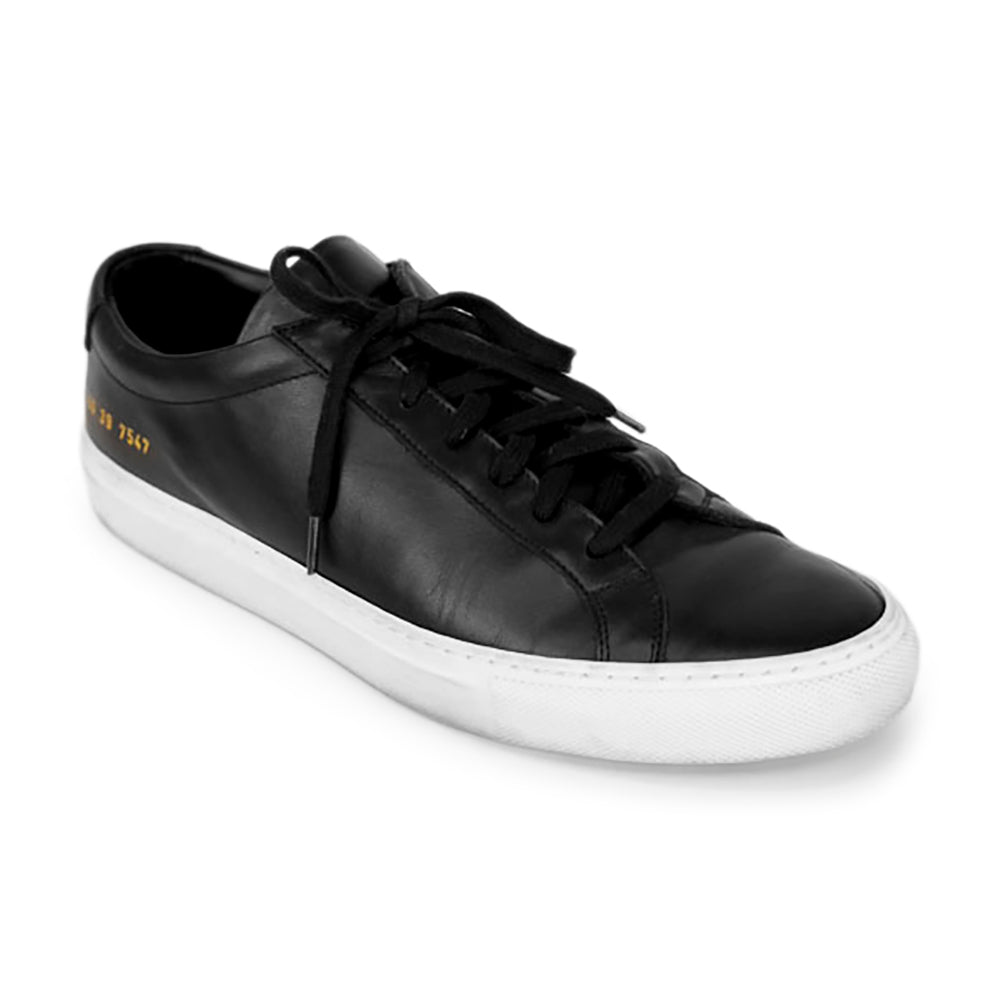 Common Projects Black Leather Sneakers