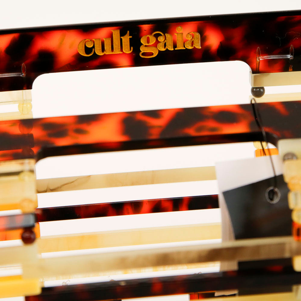 Cult Gaia Acrylic Arc Mini Top Handle Bag