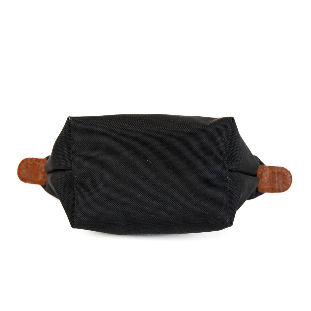 Longchamp Black Le Pliage Mini Coin Purse