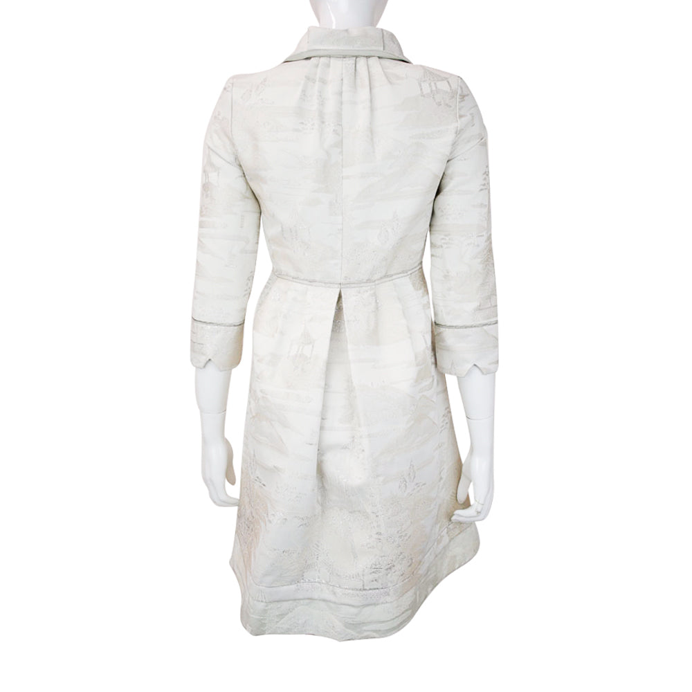 Vivienne Tam Vintage Cream Brocade Jacket