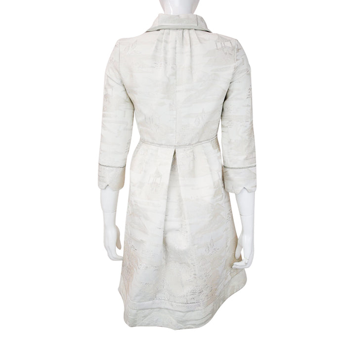 Vivienne Tam Vintage Cream Brocade Jacket