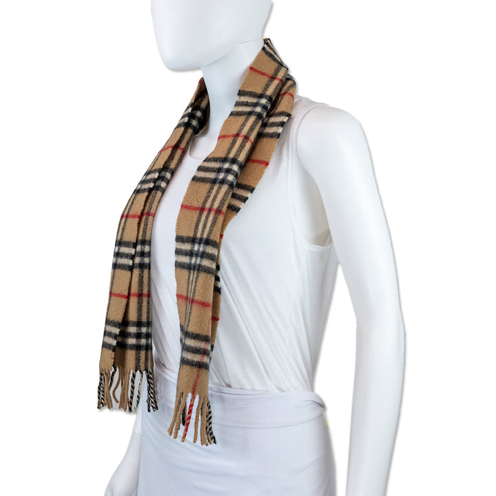 Burberry Check Wool Scarf