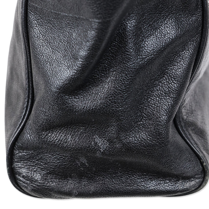 Milly Black Leather Tote